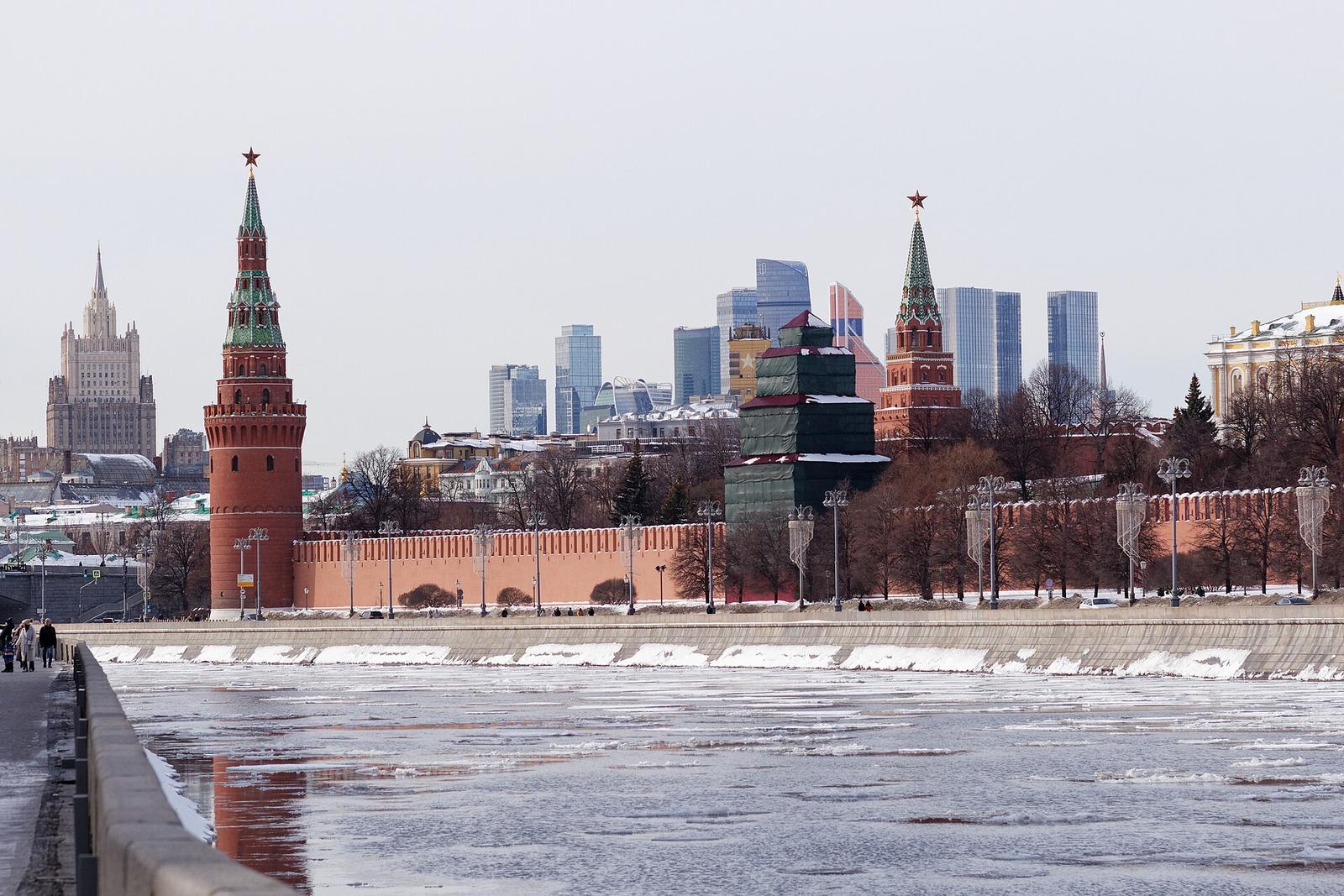 Moscow skyline over the Kremlin Moscow skyline with the Kremlin, where Russian guests plan and book their Vietnam hotel stays